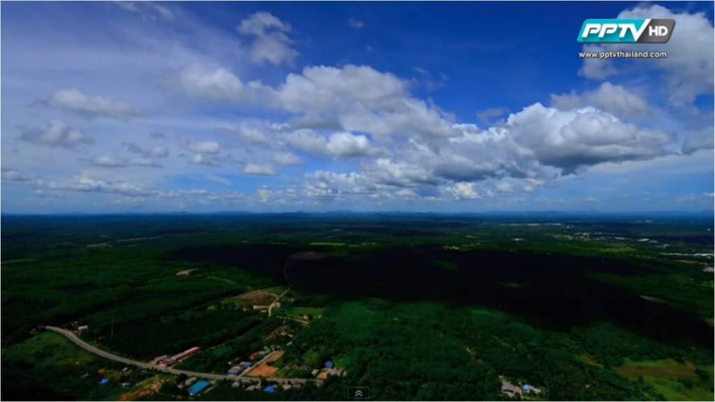 ภาพความสวยงามทิวทัศน์ด้านบนระหว่างการเดินทาง