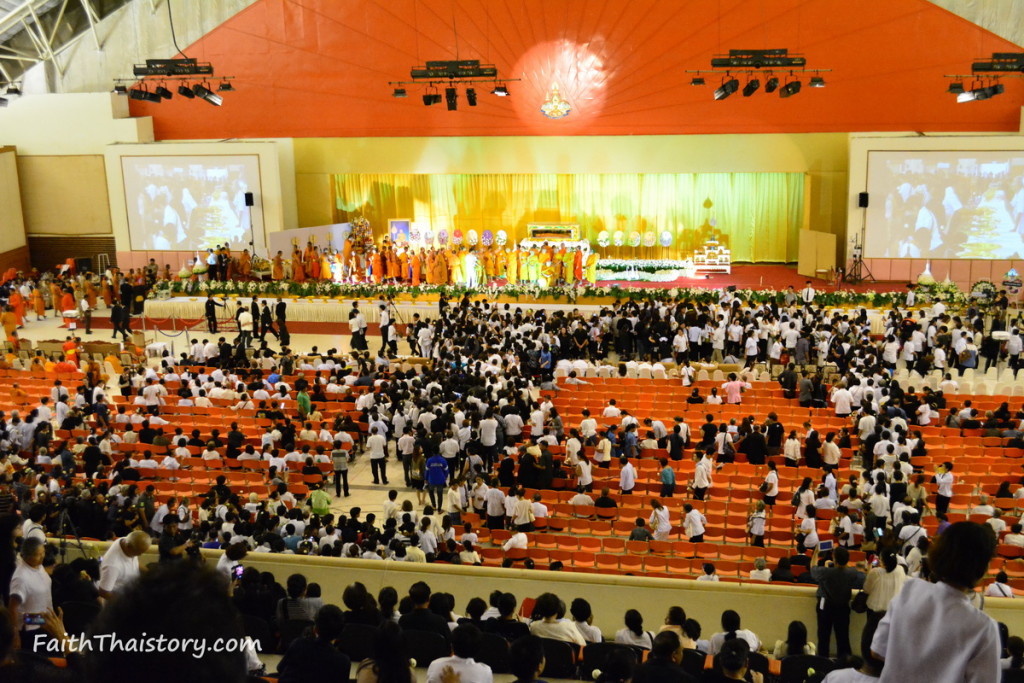 บรรยากาศหลังสวดอภิธรรม