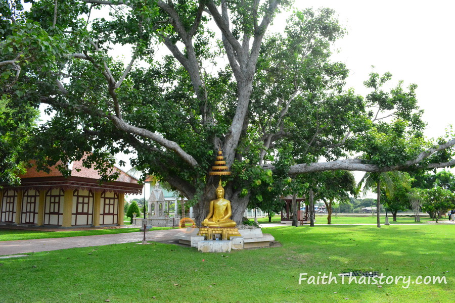 พระพุทธรูปประดิษฐานใต้ต้นโพธิ์