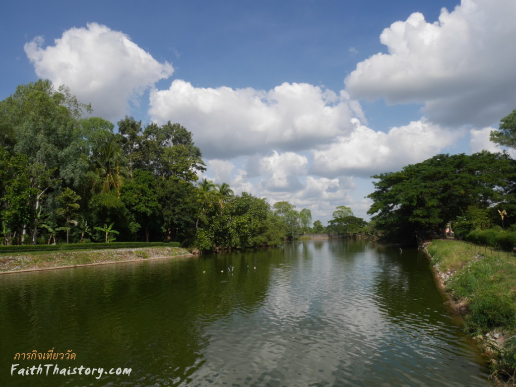 คลองน้ำที่พิพิธภัณฑ์หลวงปู่ฝั้น